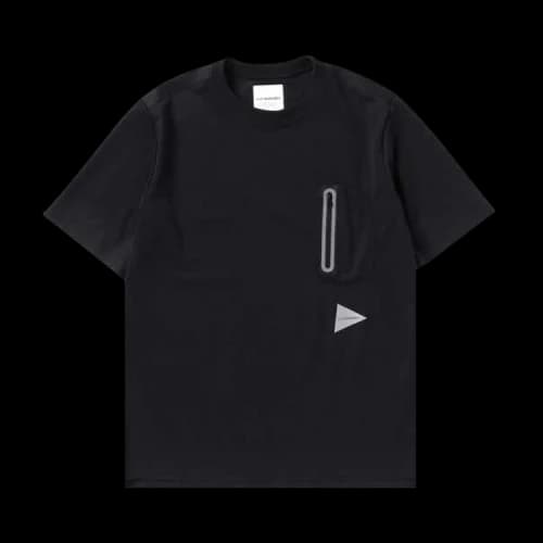 And Wander Seamless Short-Sleeve Tee 'Black'