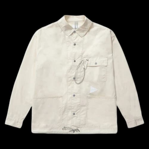 And Wander Dry Rip Shirt Jacket 'White'