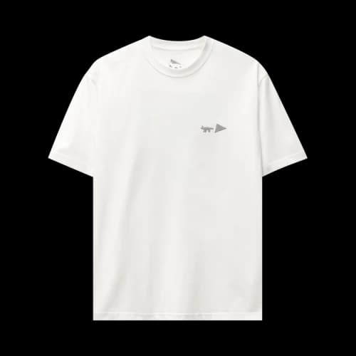 And Wander x Maison Kitsune Mountain T-Shirt 'Off White'
