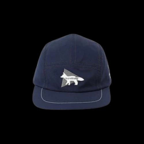 And Wander x Maison Kitsuné Nylon Cap 'Navy'