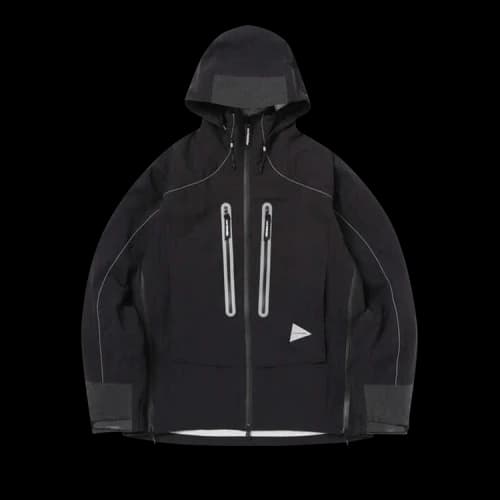 And Wander Pertex Shield Rain Jacket 'Black'
