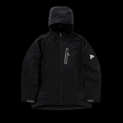 And Wander Stretch Shell Jacket 'Black'