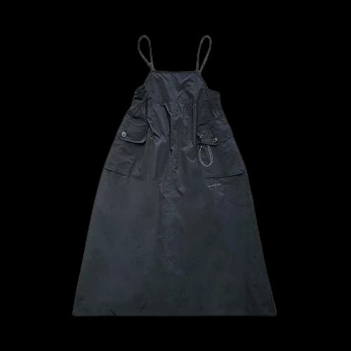 And Wander Oversized Cargo Dress 'Black'