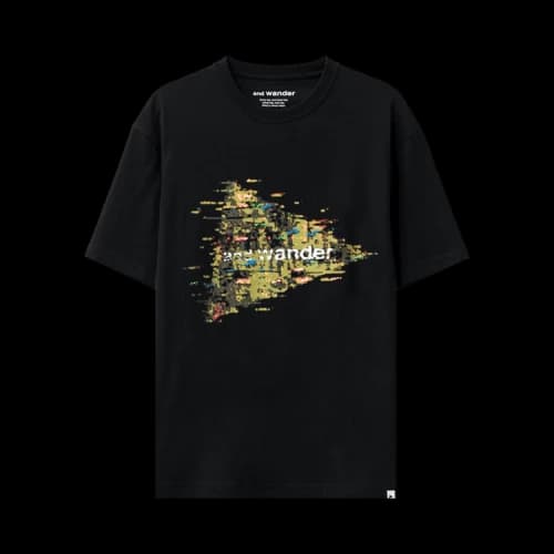 And Wander Noizy Logo Printed T 'Black'
