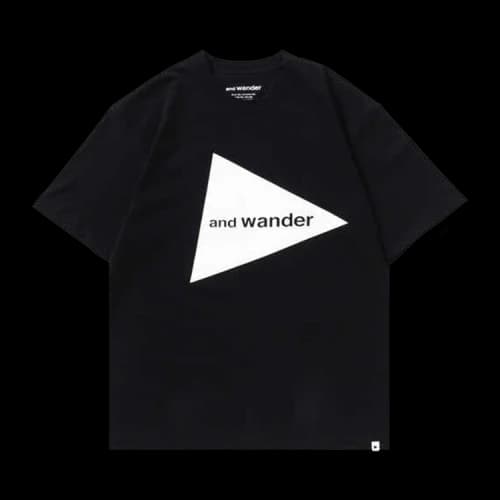 And Wander Big Logo T 'Black'