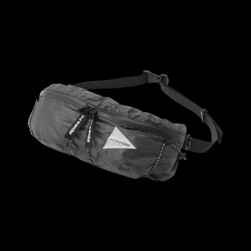 And Wander Sil Waist Bag 'Charcoal'