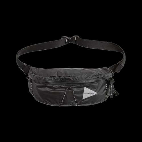 And Wander Sil Waist Bag 'Charcoal'