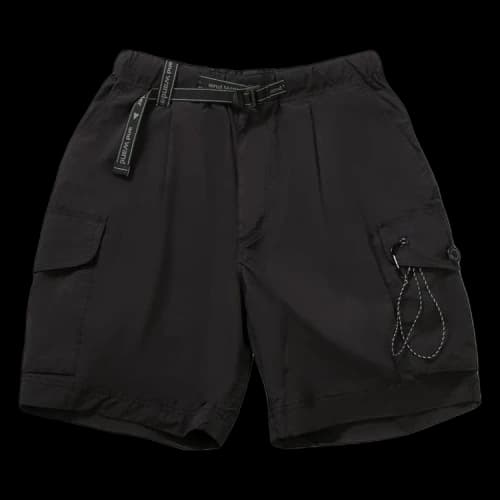 And Wander Oversized Cargo Short Pants 'Black'