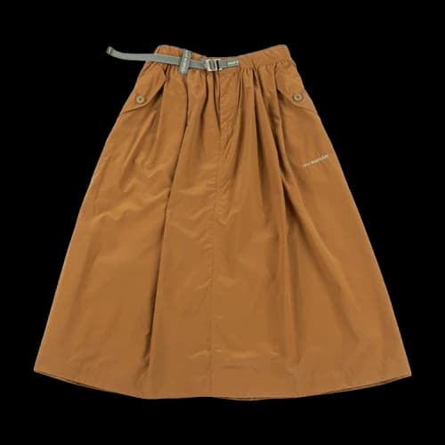 And Wander Oversized Cargo Skirt 'Brown'