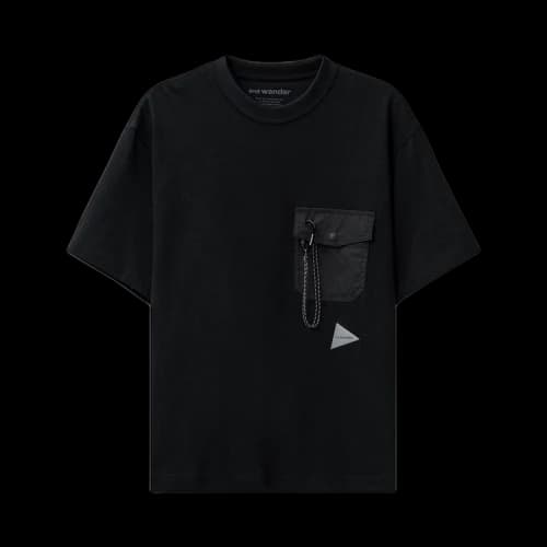 And Wander Pocket Tee 'Black'