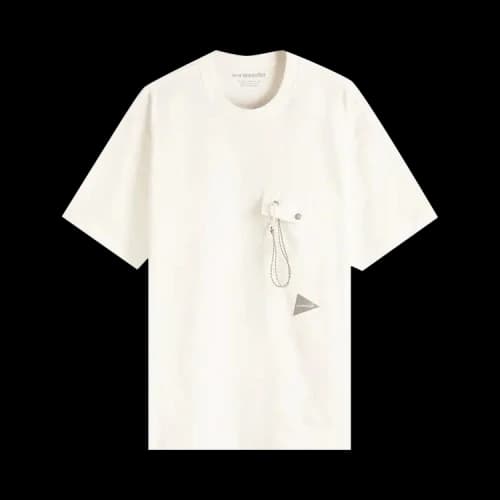 And Wander Pocket Tee 'White'