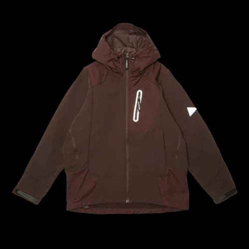 And Wander Stretch Shell Jacket 'Bordeaux'