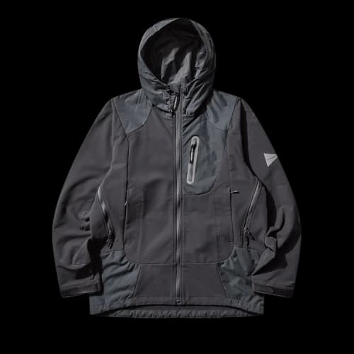 And Wander Stretch Shell Jacket 'Dark Grey'
