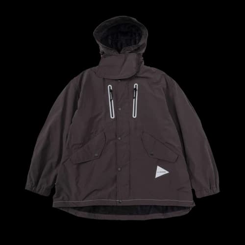 And Wander Fishtail Octa Coat 'Brown'