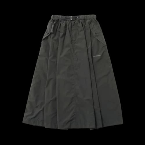 And Wander Oversized Cargo Skirt 'Charcoal'