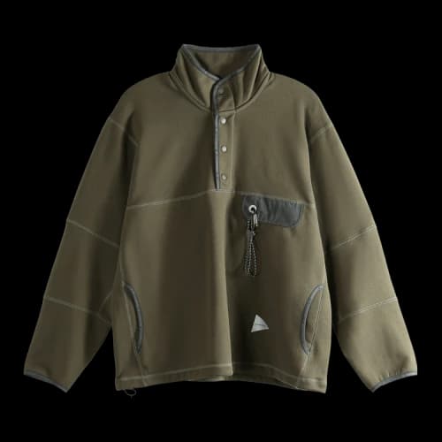 And Wander Sweat Pullover 'Khaki'
