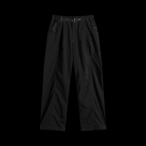 And Wander Crinkled Nylon Pants 'Black'