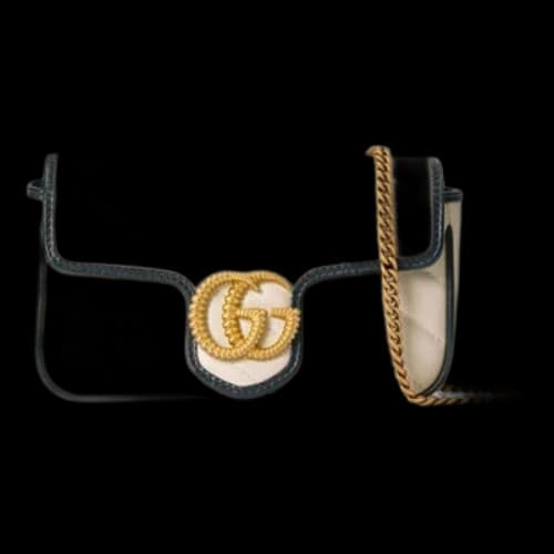 Gucci Marmont Series Shoulder Bag Mini White (Women's)