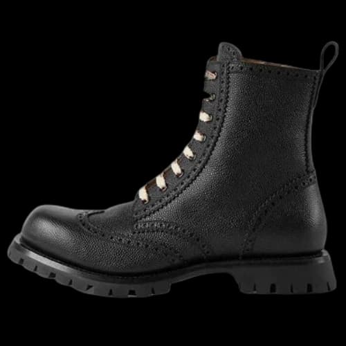 Gucci Arley Leather Ankle Boots 'Black'