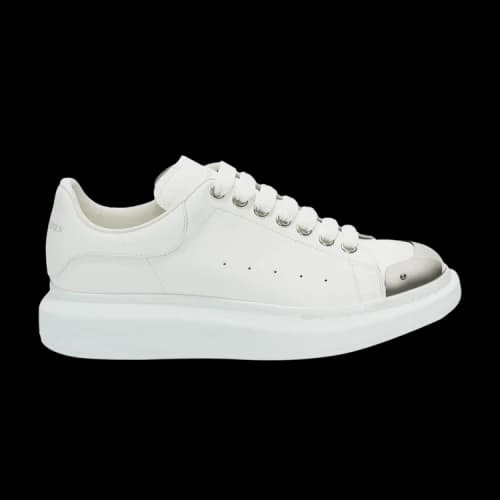 Alexander McQueen Oversized Sneaker 'White Metal Toe' (Women's)