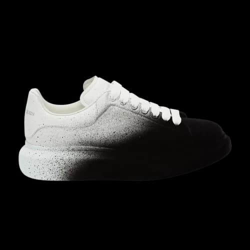 Alexander McQueen Oversized Sneaker 'White Black Spray'