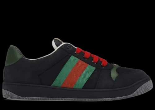 Gucci Screener Black Suede