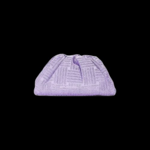 Bottega Veneta Pouch Clutch 'Wisteria/Silver'