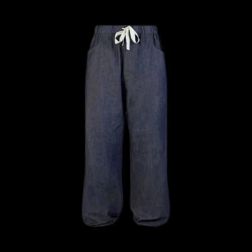 Gucci Denim Drawstring Pant 'Blue'