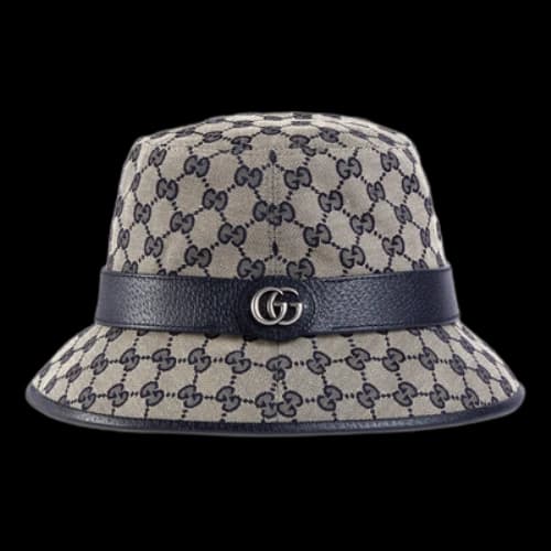 Gucci GG Canvas Bucket Hat 'Beige Blue' (Women's)