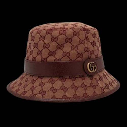 Gucci GG Canvas Bucket Hat 'Brown Burgundy'