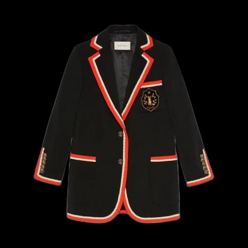 Gucci Viscose Jacket Black