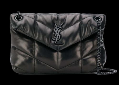 Saint Laurent Small Puffer Shoulder Bag Black