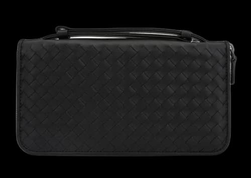 Bottega Veneta Intrecciato Document Case Black