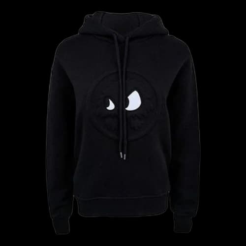 McQ Alexander McQueen Small Pattern hooded Long Sleeves Black