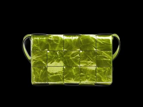 Bottega Veneta Intreccio Weave Cassette Chlorophyll
