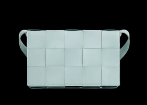 Bottega Veneta Intreccio Cassette Teal Washed