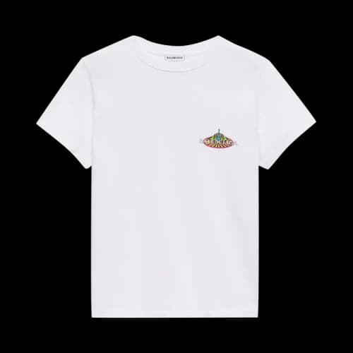 Balenciaga Women's Bonjour T-Shirt White