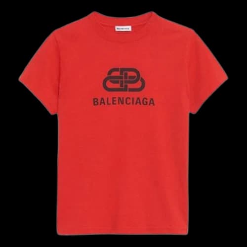 Balenciaga BB Version Short Sleeve Red