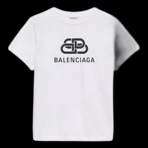 Balenciaga BB Version Short Sleeve White