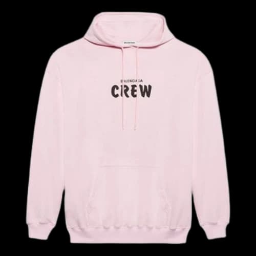 Balenciaga Crew Alphabet Printing Pink