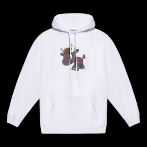 Balenciaga SS21 Small Pattern Cartoon Printing Unisex White