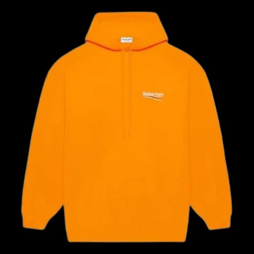 Balenciaga FW21 Logo Hoodie Orange (Women's)