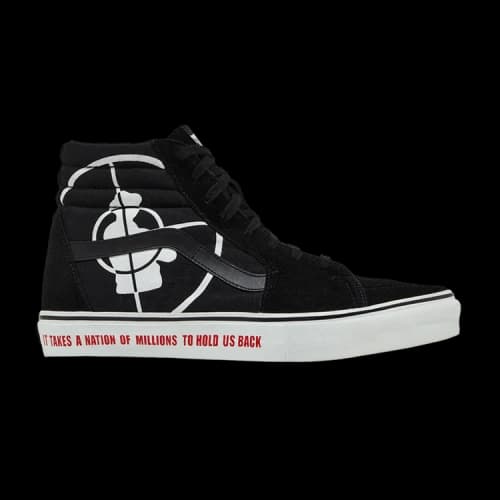 Vans Sk8-Hi Supreme Public Enemy Black White