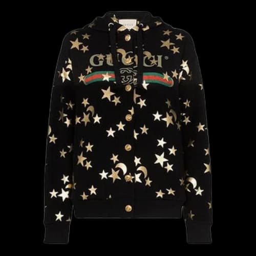 Gucci Star Printing Black (Women's)
