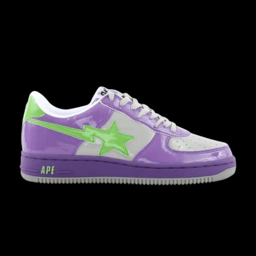 Bapesta FS-001 Low 'D8 - Purple Green'