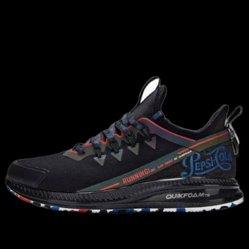 361 Degrees x QU!K Titanium Speed 2.0 Running Shoes 'Black Blue' (Women's)