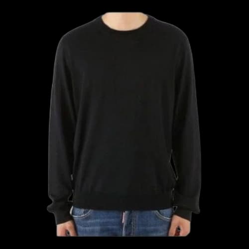 Balenciaga Back Print Interlocked BB Sweatshirt 'Black White'