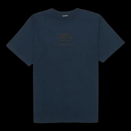 Balenciaga Oversized Washed Interlocked BB T-Shirt 'Navy Black'