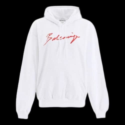 Balenciaga Logo Printing White