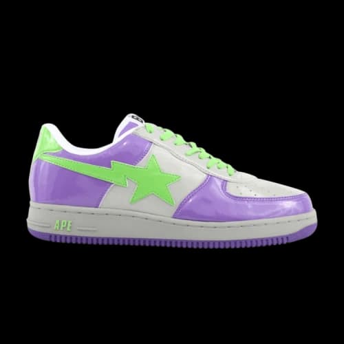 Bapesta FS-001 Low 'D10 - Purple Green'